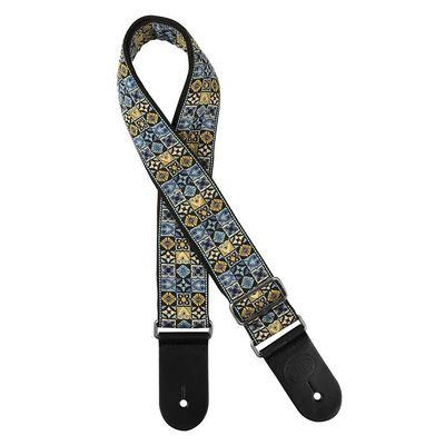 Gaucho Traditional Series guitar strap – Jacquard Weave – GST-186-BU