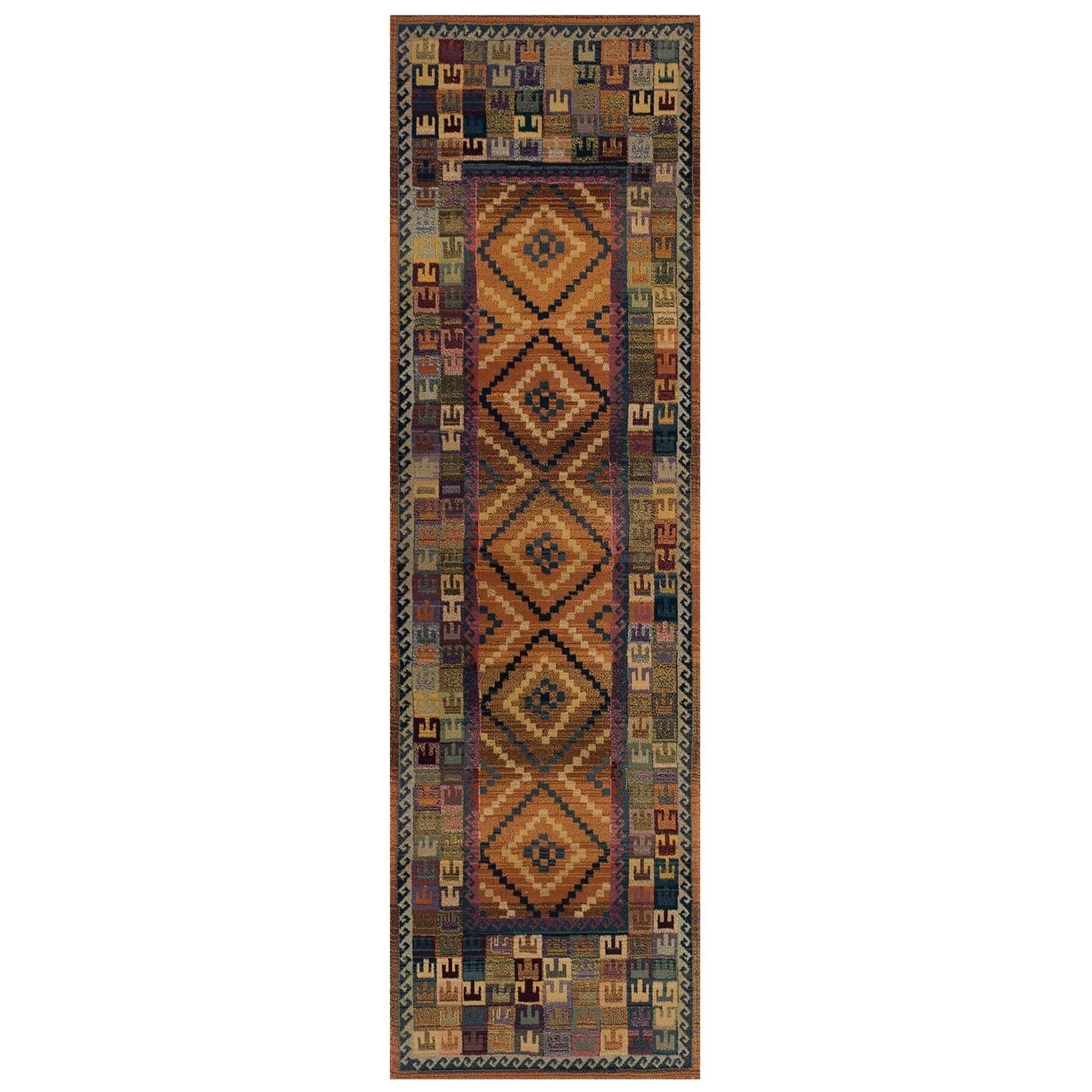 Oriental Weavers – Gabbeh 51 C Runner Multicoloured 68 x 235cm / Multicoloured – The Rug Quarter