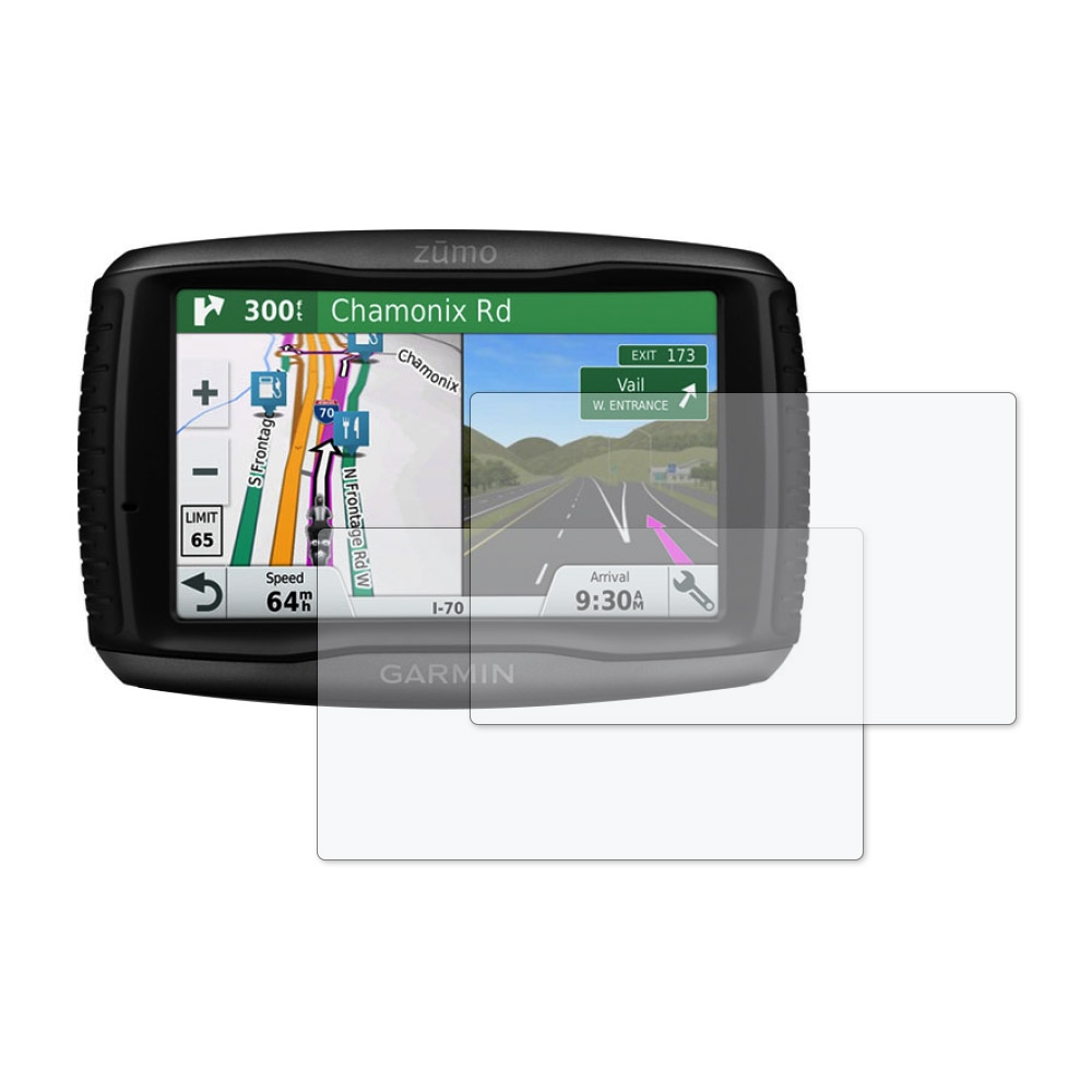 Garmin Zumo 595LM Dashboard Screen Protector 2 x Ultra-Clear – Speedo Angels