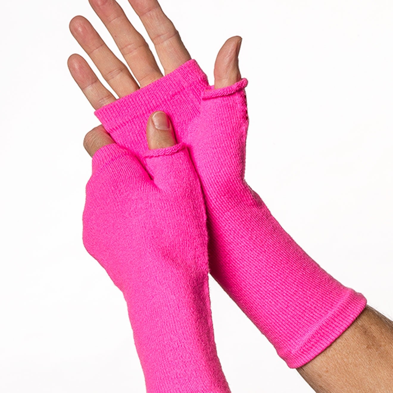 Fingerless Gloves – Protection for Hands – fragile skin – Pink – Limb Keepers