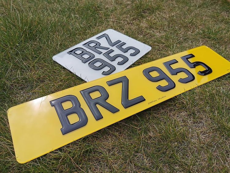 Gel Number Plates Small – Legal Gel Number Plates For All Vehicles – JDM Plates