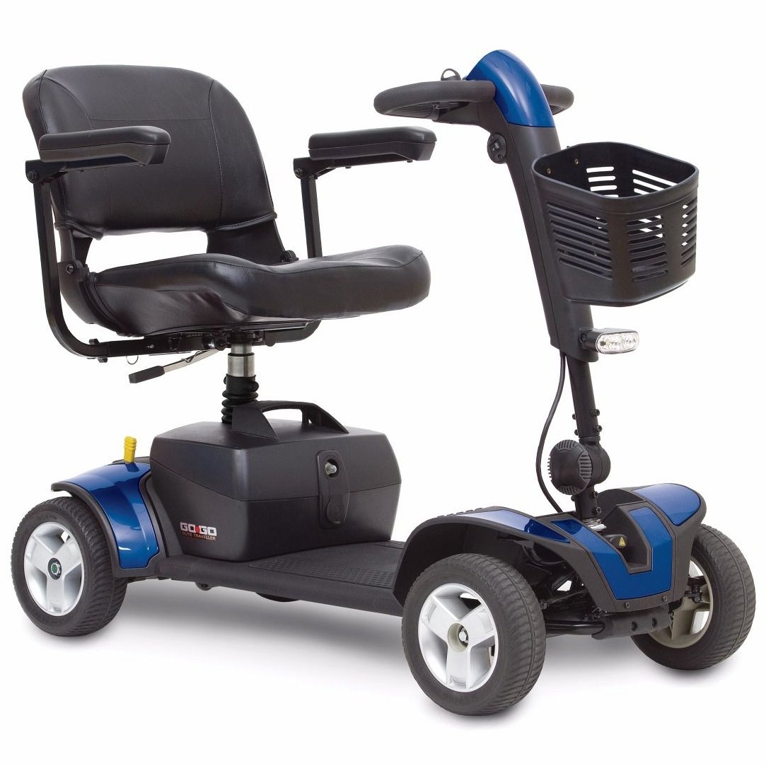 Go-Go Elite Traveller Sport High Performance Mobility Scooter – Blue