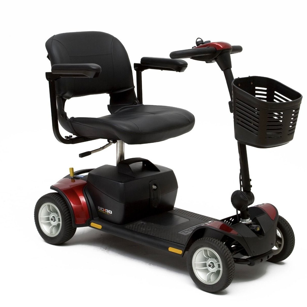 Pride Travel Go-Go Elite Traveller Plus Mobility Scooter – Red