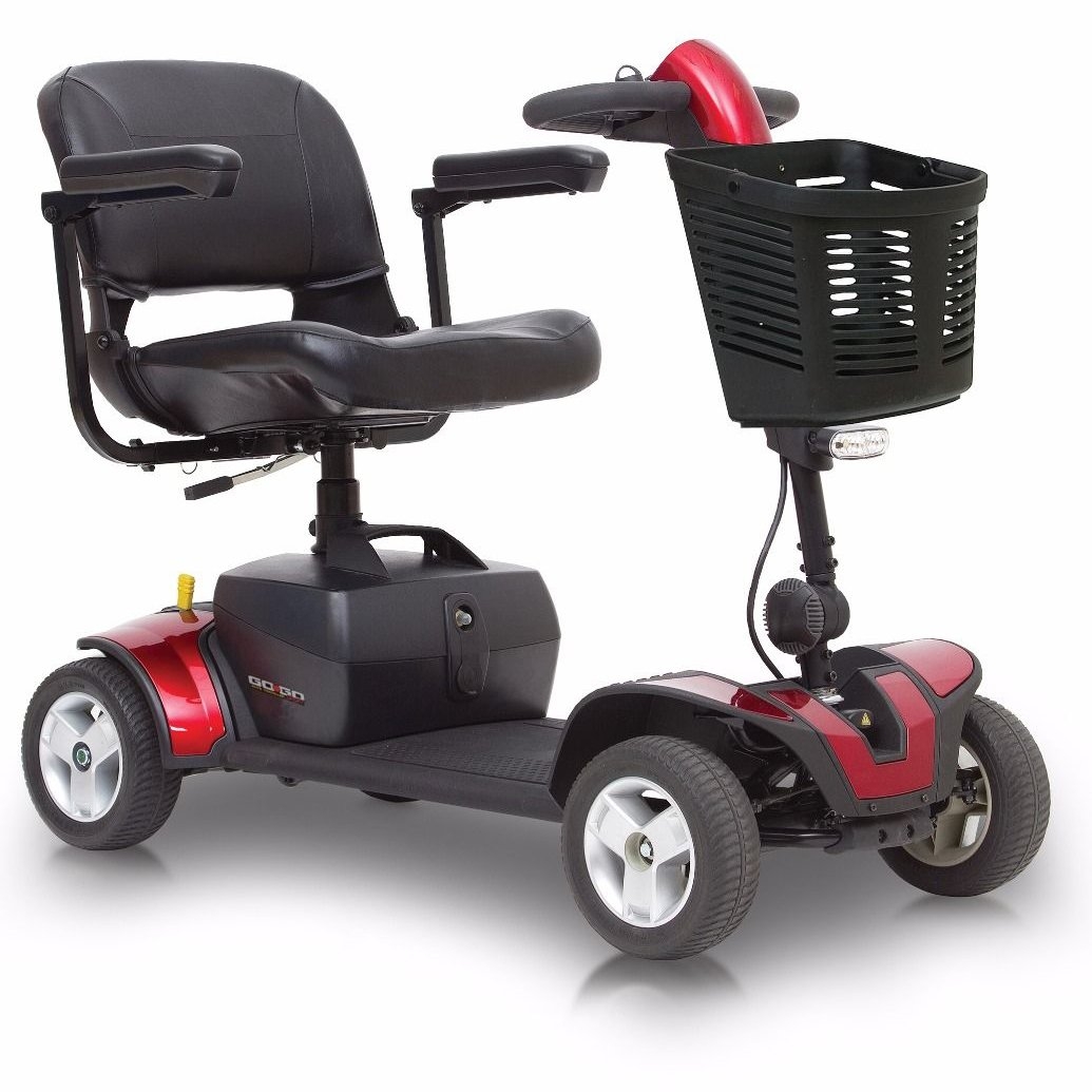 Go-Go Elite Traveller Sport High Performance Mobility Scooter – Red