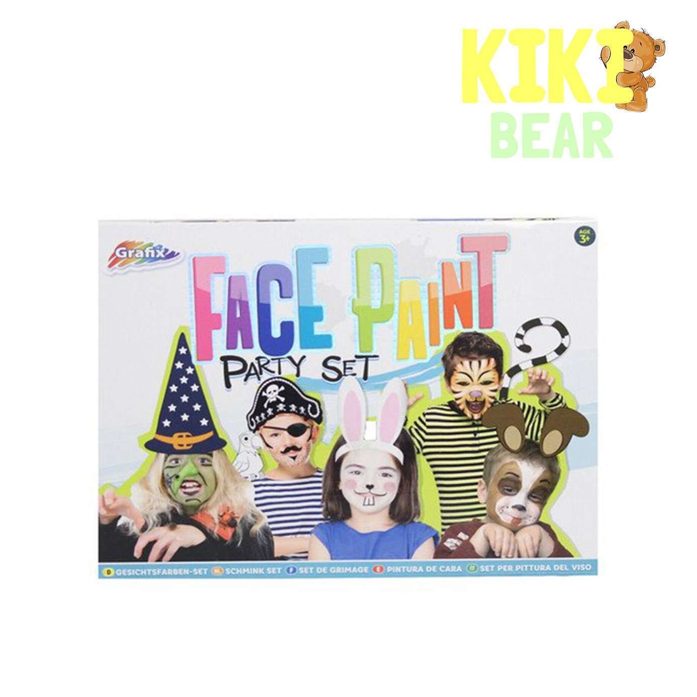 Grafix Face Paint Party Set – Kiki Bear