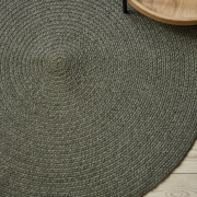 Woven Circular Mat- Green – LIV Interior