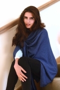 Classic Cashmere Cape Denim / One Size by Pink Avocet