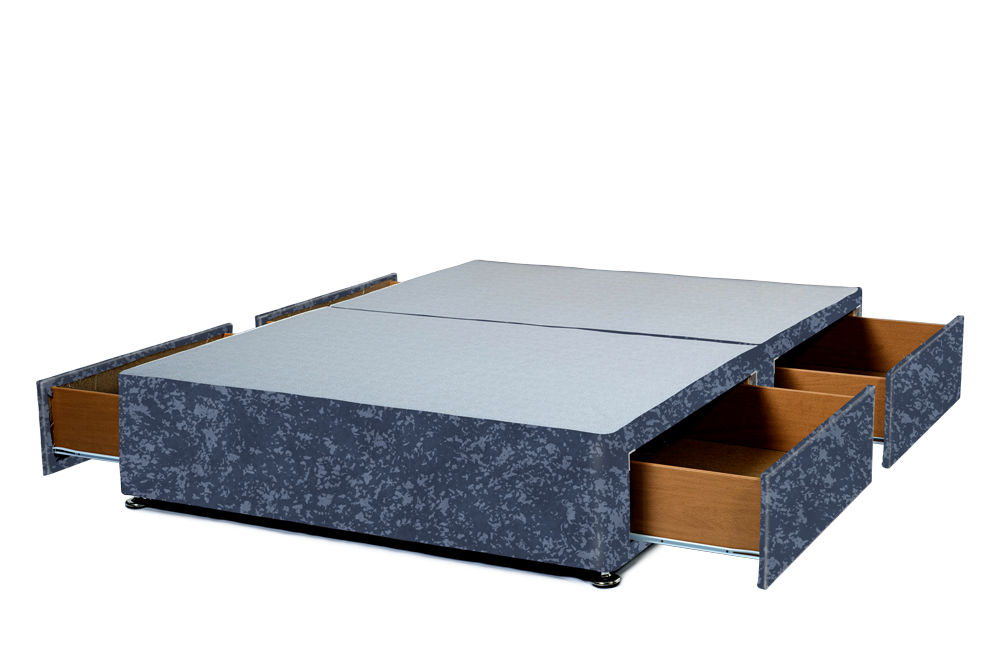 Gun Grey Crushed Velvet Base Feet Included – Furnishop