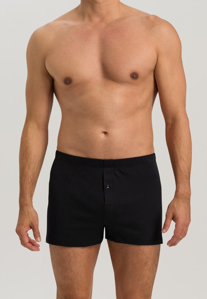 Sea Island Cotton – Boxer Shorts, XL / 0019-black – Hanro