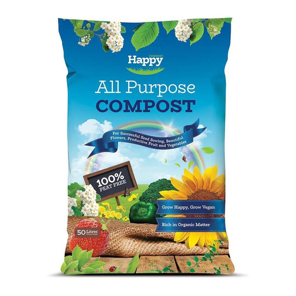 Happy Compost All Purpose Compost – 50 Litre