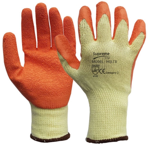 Latex Coated Grip and Grab Work Gloves – Work Safety Protective Equipment – Supreme TTF – Regus Supply