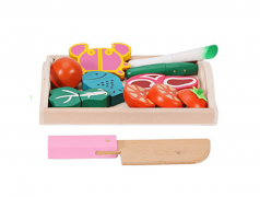 Play Food – 10 Piece Meat & Vegetables Set – Children’s Toys By Wood Bee Nice