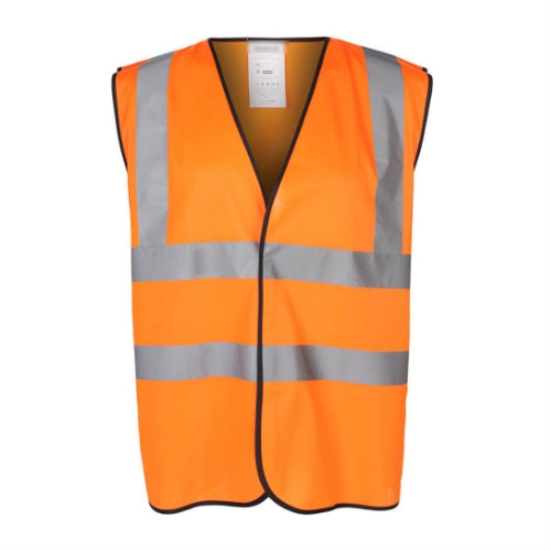 Hi-Vis Vest – Amazing Value – Conforms Class 2 CE Approved Orange – Work Safety Protective Equipment – Supreme TTF – Regus Supply