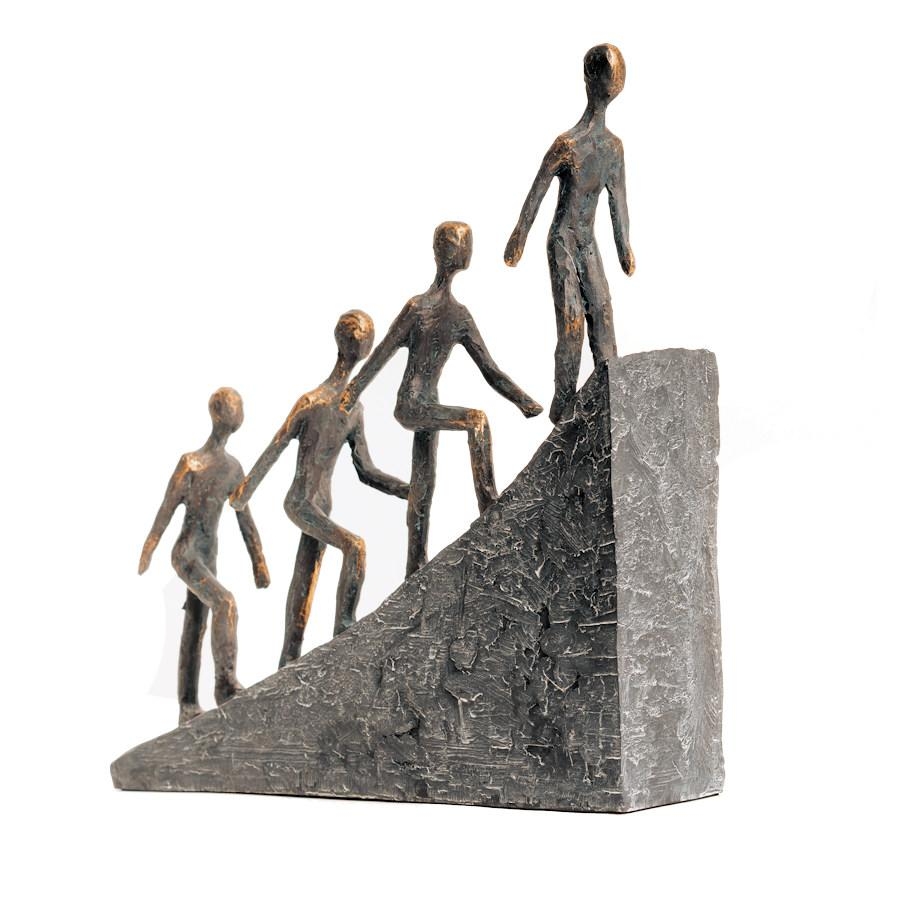Sculpture Four Hill Walkers – 28cm x 50cm x 6cm