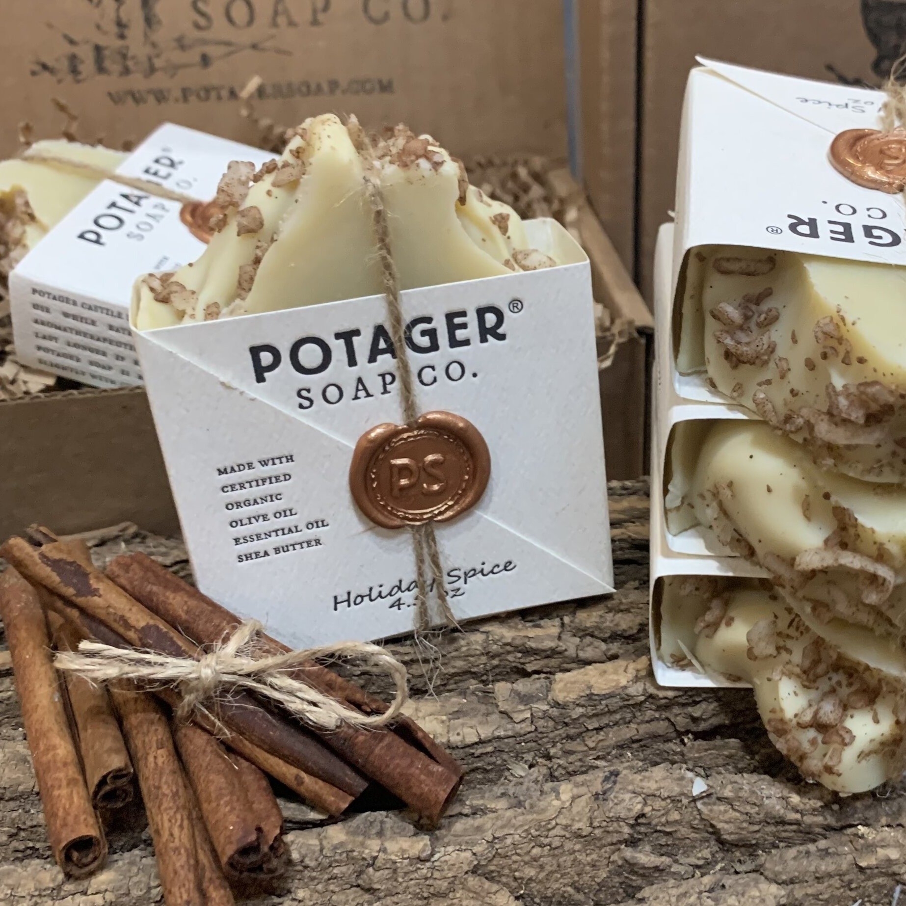 Holiday Spice Soap | Potager Soap Co. | Smallhill Furniture Co.