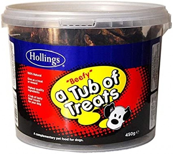 Hollings Tub Of Treats Beefy – TC Feeds & Tack Haven