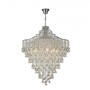 Diyas Inina 9 Light Pendant In Crystal And Polished Chrome Finish IL30773 – Inina Ceiling – Diyas – Daz Lighting