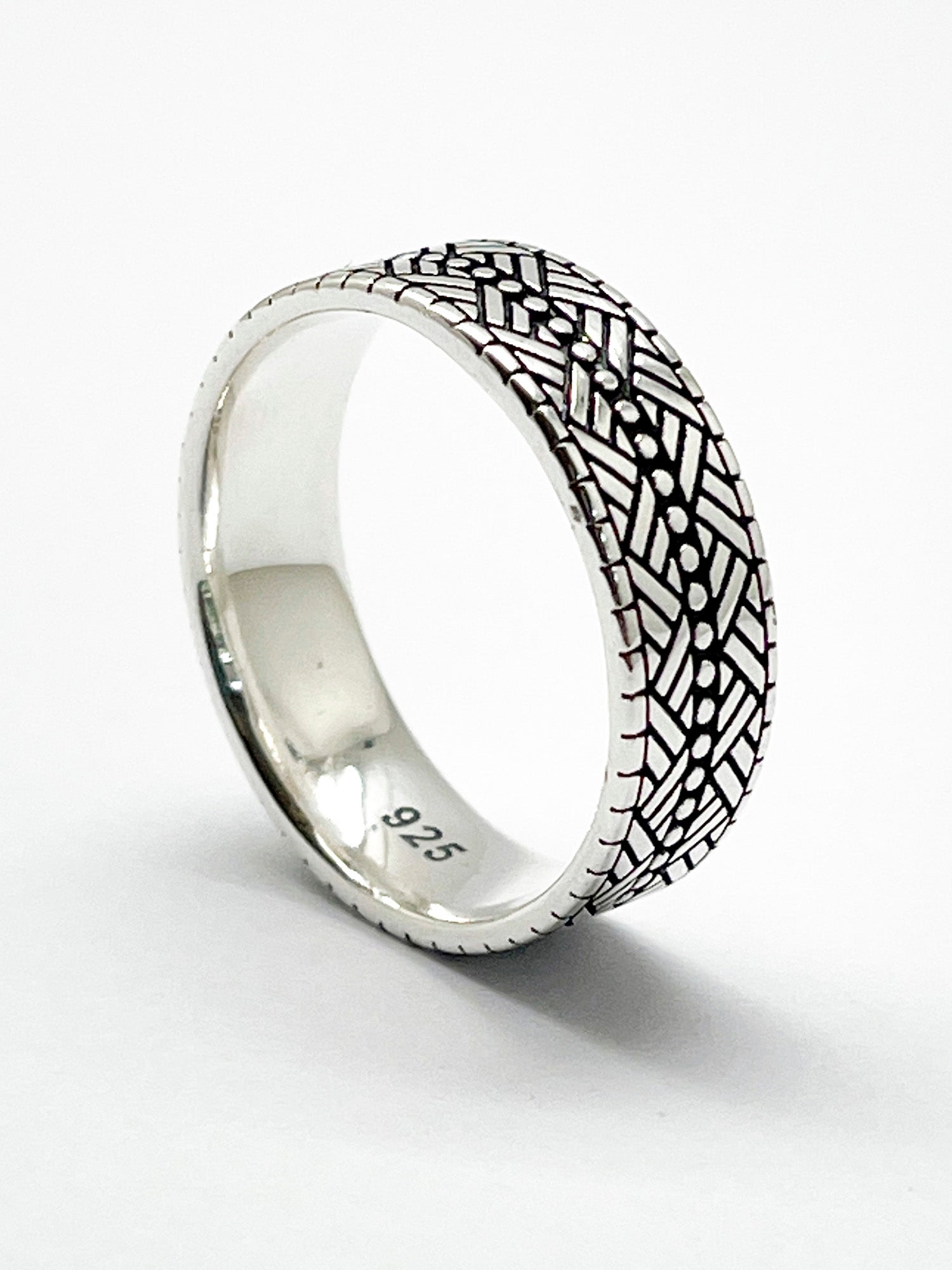 Bspoiled Men’s Men’s Mosaic Ring 925 – 10 – BSpoiled