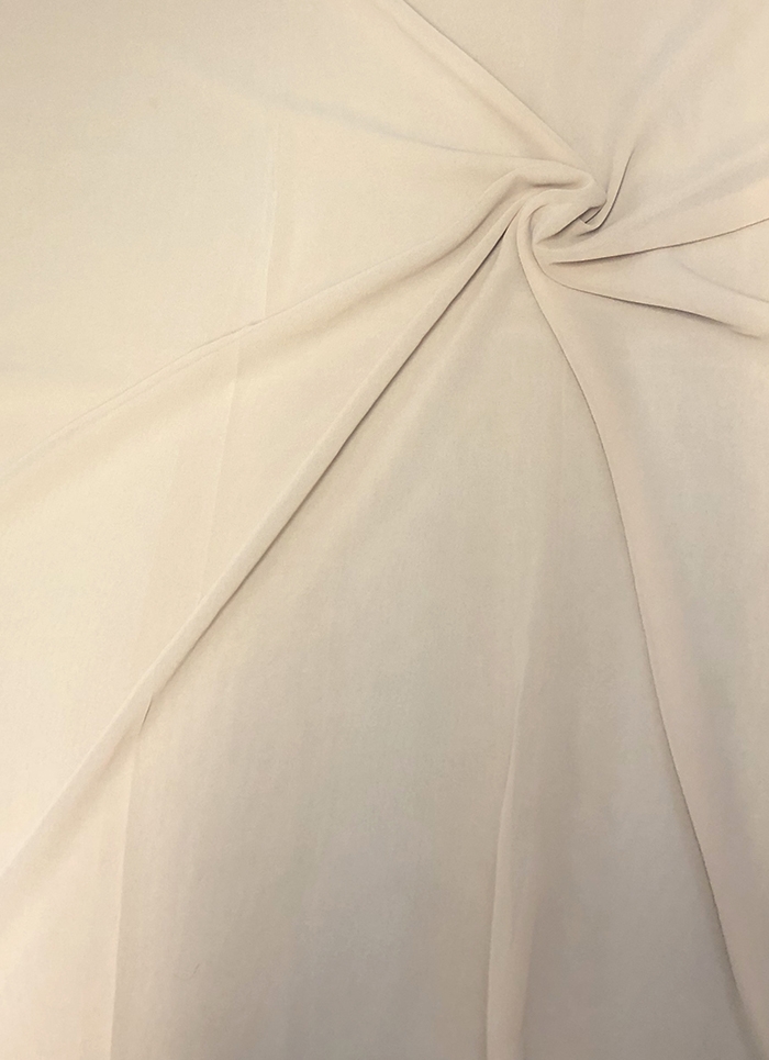 Sand Beige Basic Georgette Hijab