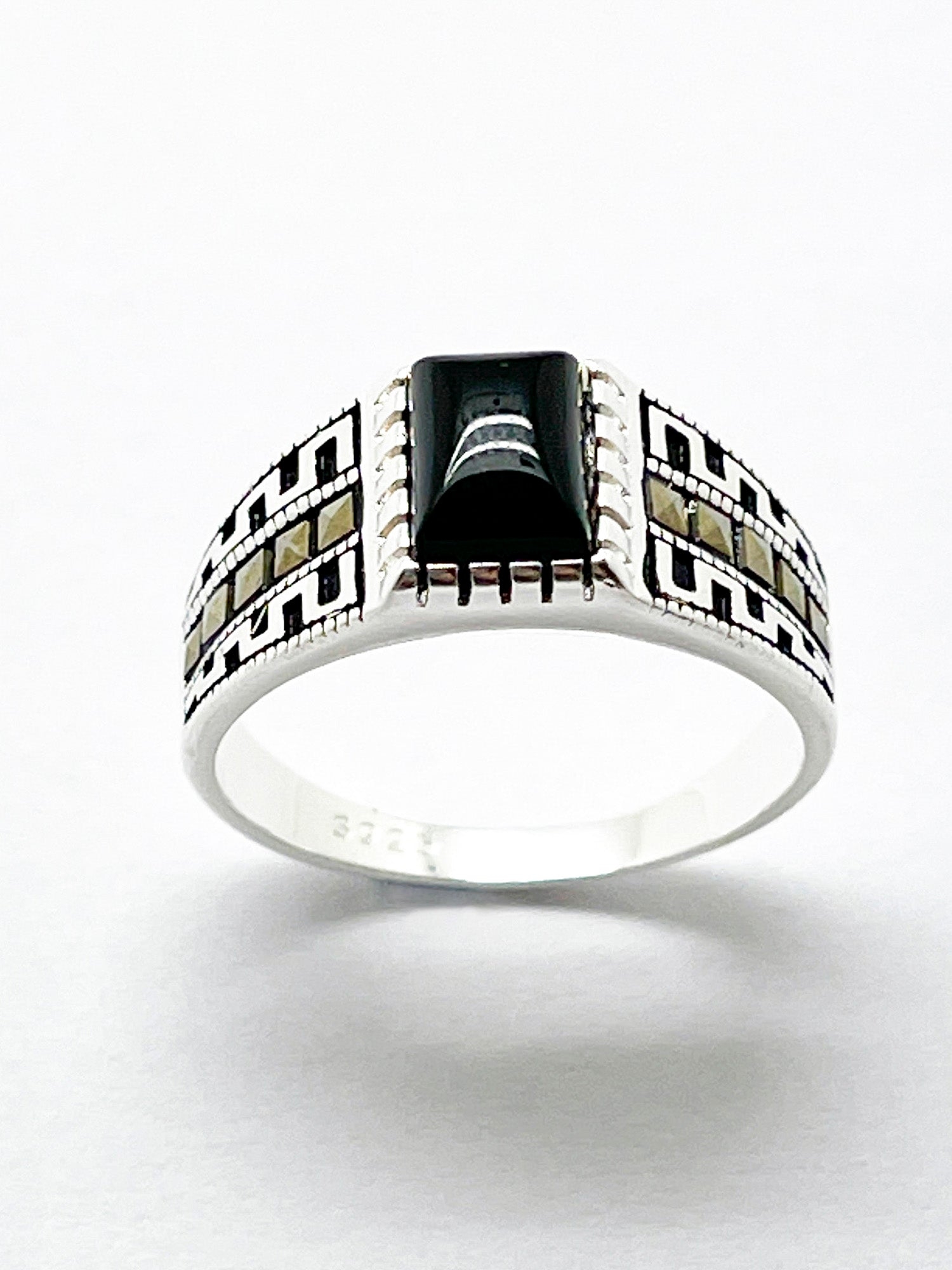 Bspoiled Aztec Signet Ring 925 – 10 – BSpoiled