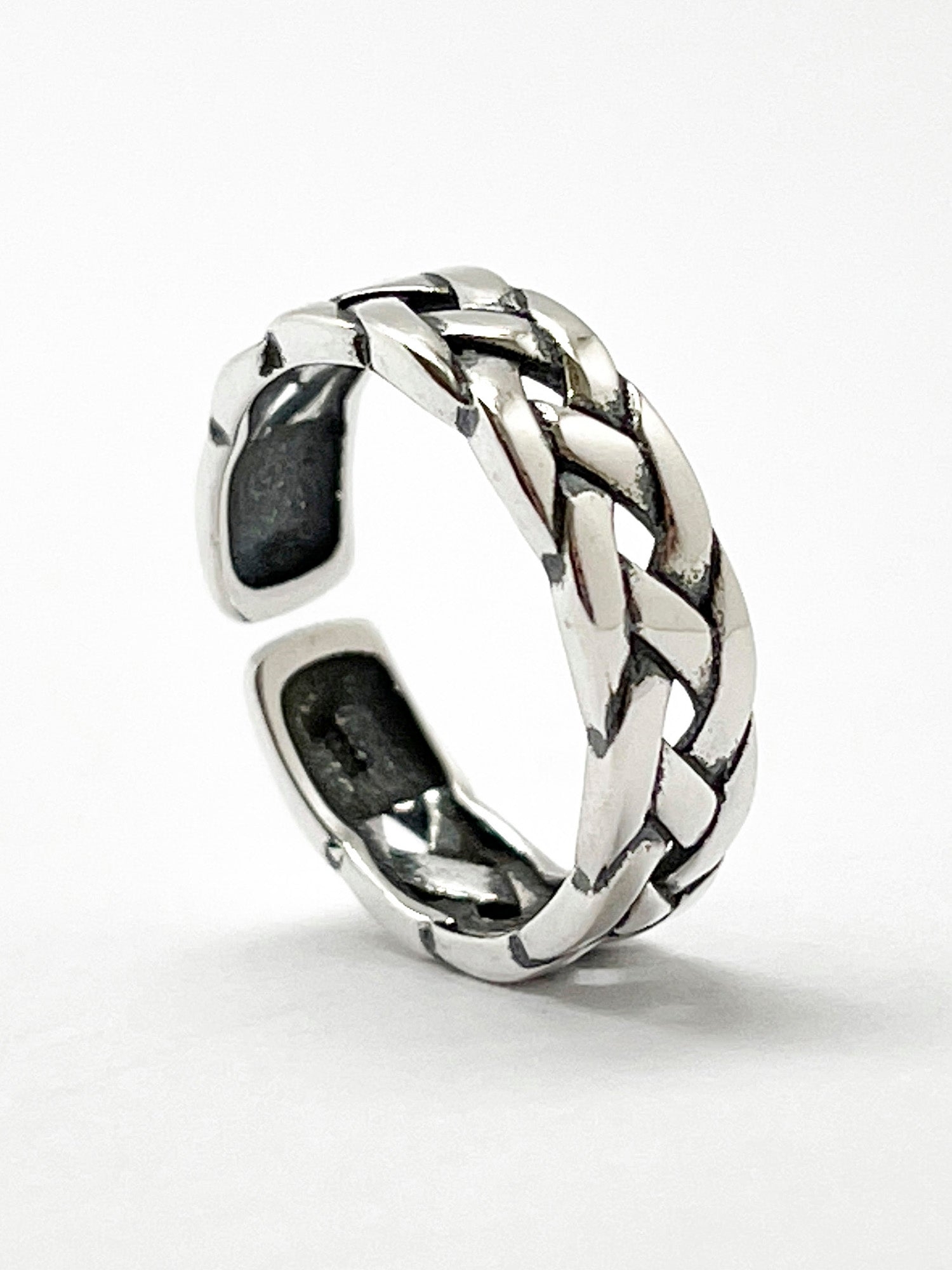 Bspoiled Women’s Adjustable Ring 925 – Braid – BSpoiled