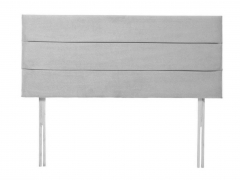 Grey Panel Headboard – BedsDivans