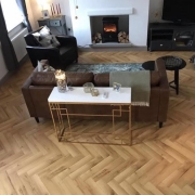 Oak Robust Fumed Herringbone Laminate – 12mm – Water & Scratch Resistant – Wood Floor Store