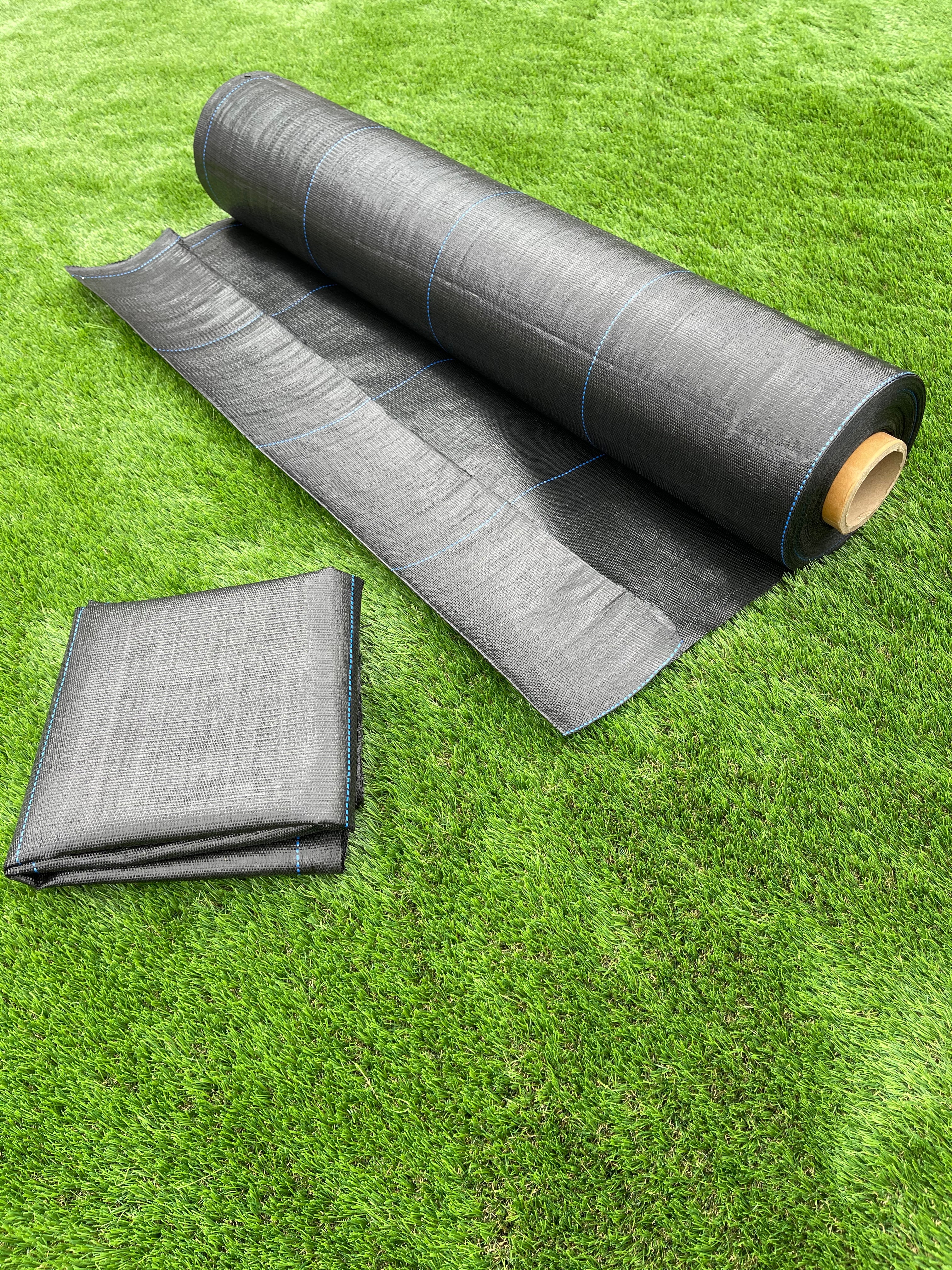 LD105 Weed Control Woven Geotextile Membrane 2m Wide x Any Length – 105GSM – 14m – Lewdan Ground Cover Solutions