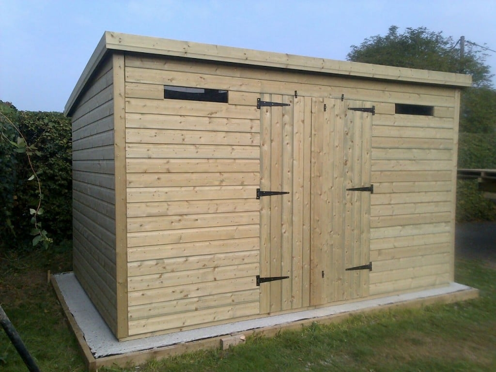 14 x 8ft 19mm Ultimate Tanalised Pent Shed