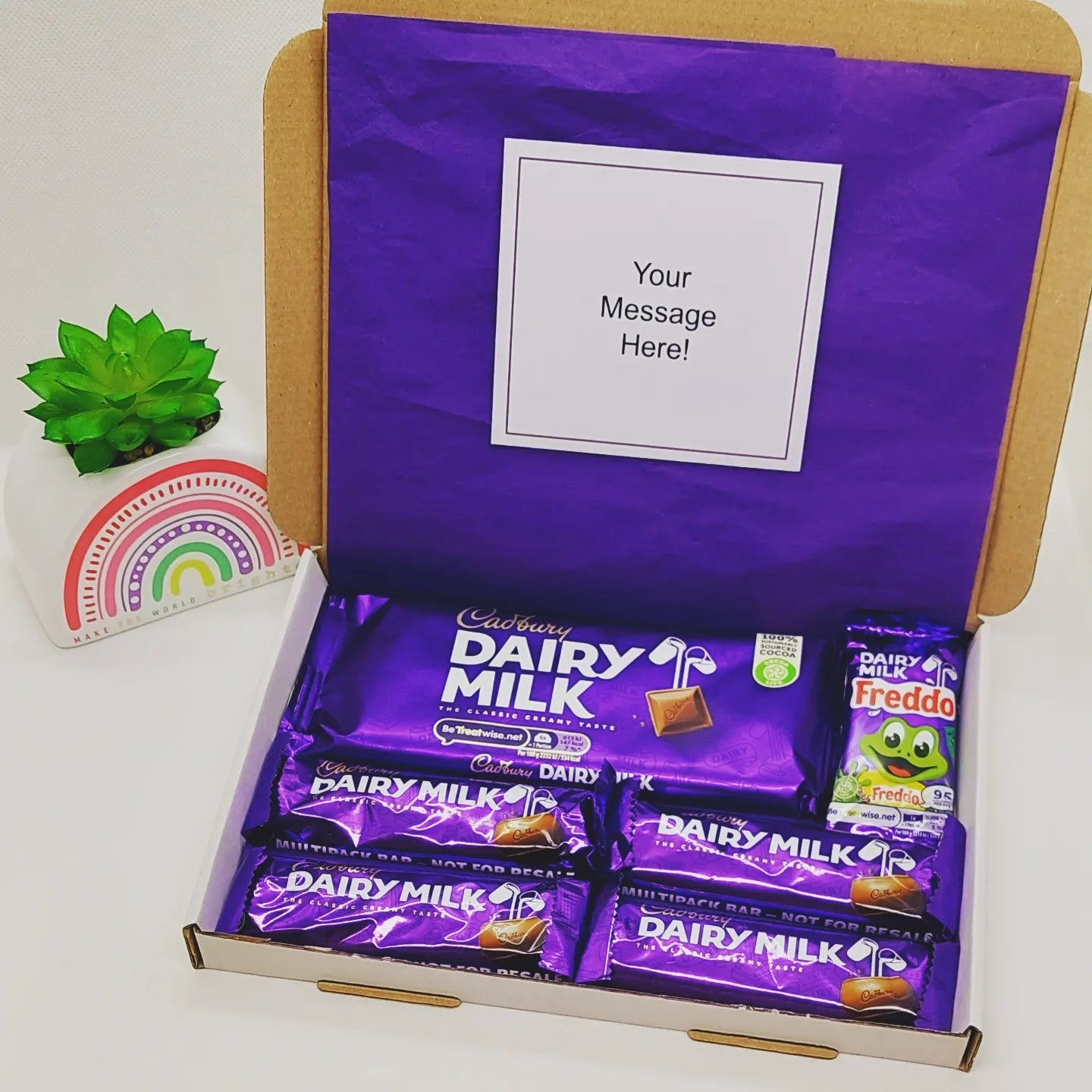 Dairy Milk Letterbox Gift – Chocolate Gift Set UK – The Happiness Box Caramel