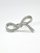 Bspoiled Women’s Silver Ribbon Bow Ring 925 – 8 – BSpoiled