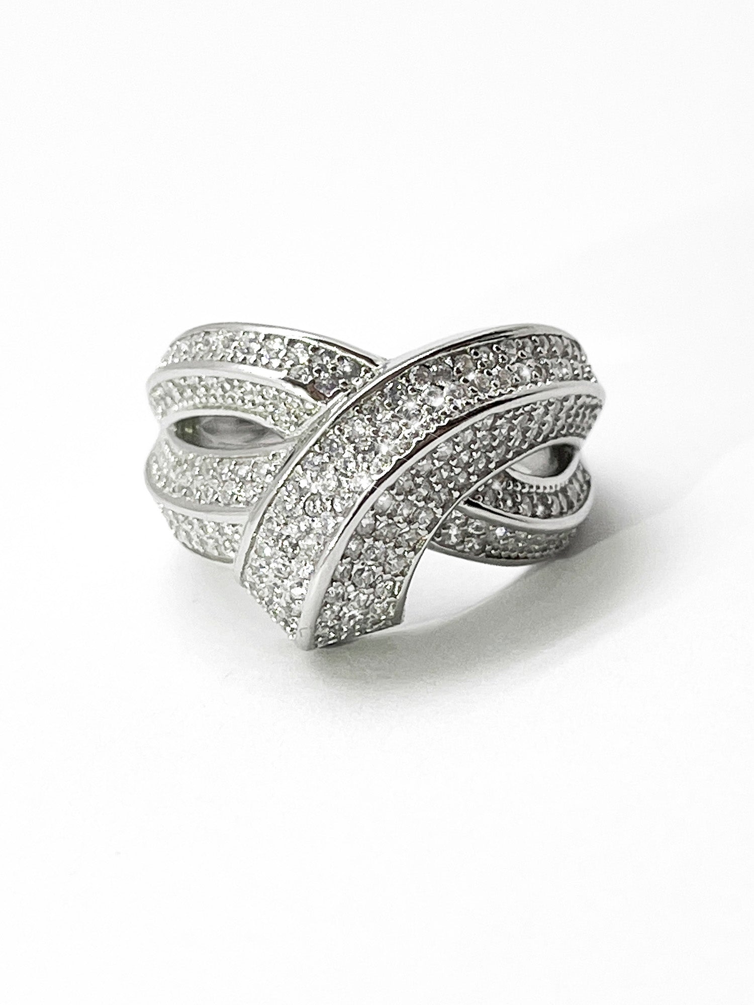 Bspoiled Women’s Chunky Knot Ring 925 – 8 – BSpoiled