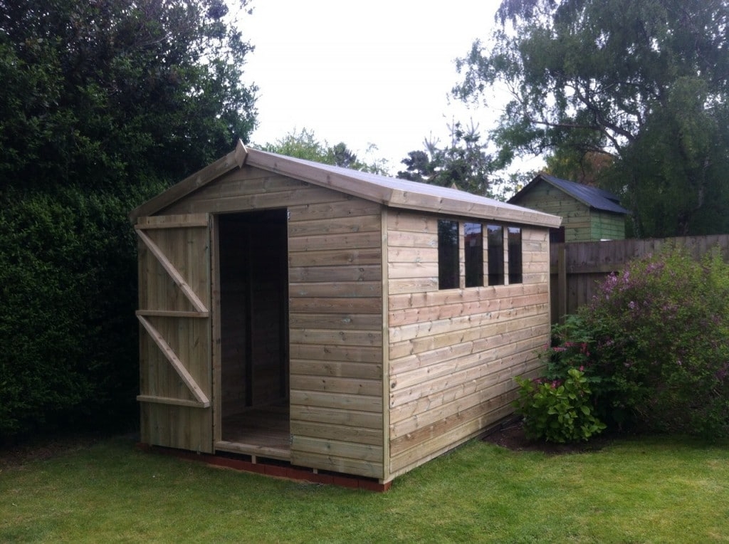 8 x 8ft Ultimate Tanalised Apex Shed 19mm