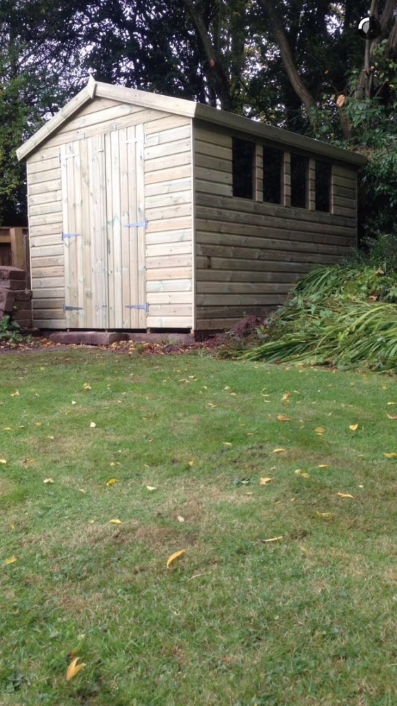 14 x 8ft 19mm Ultimate Tanalised Apex Shed