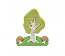 Tree – Birch with Mushrooms – Children’s Toys By Wood Bee Nice