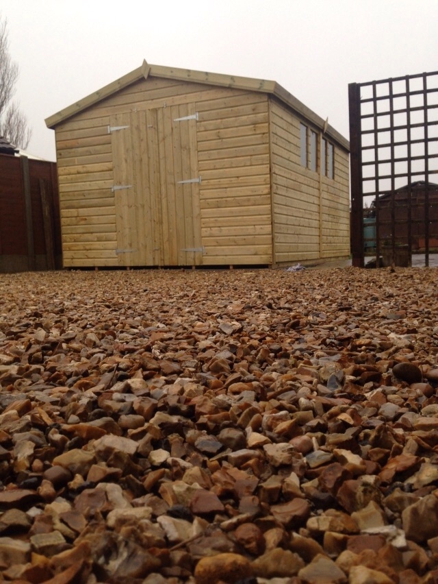 14 x 10ft 19mm Ultimate Tanalised Apex Shed 19mm