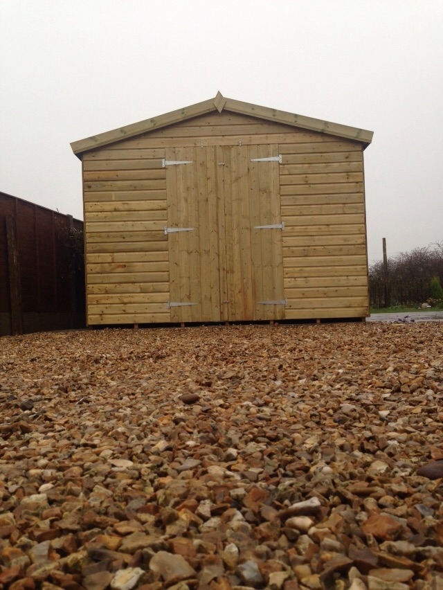 20 x 10ft 19mm Ultimate Tanalised Apex Shed