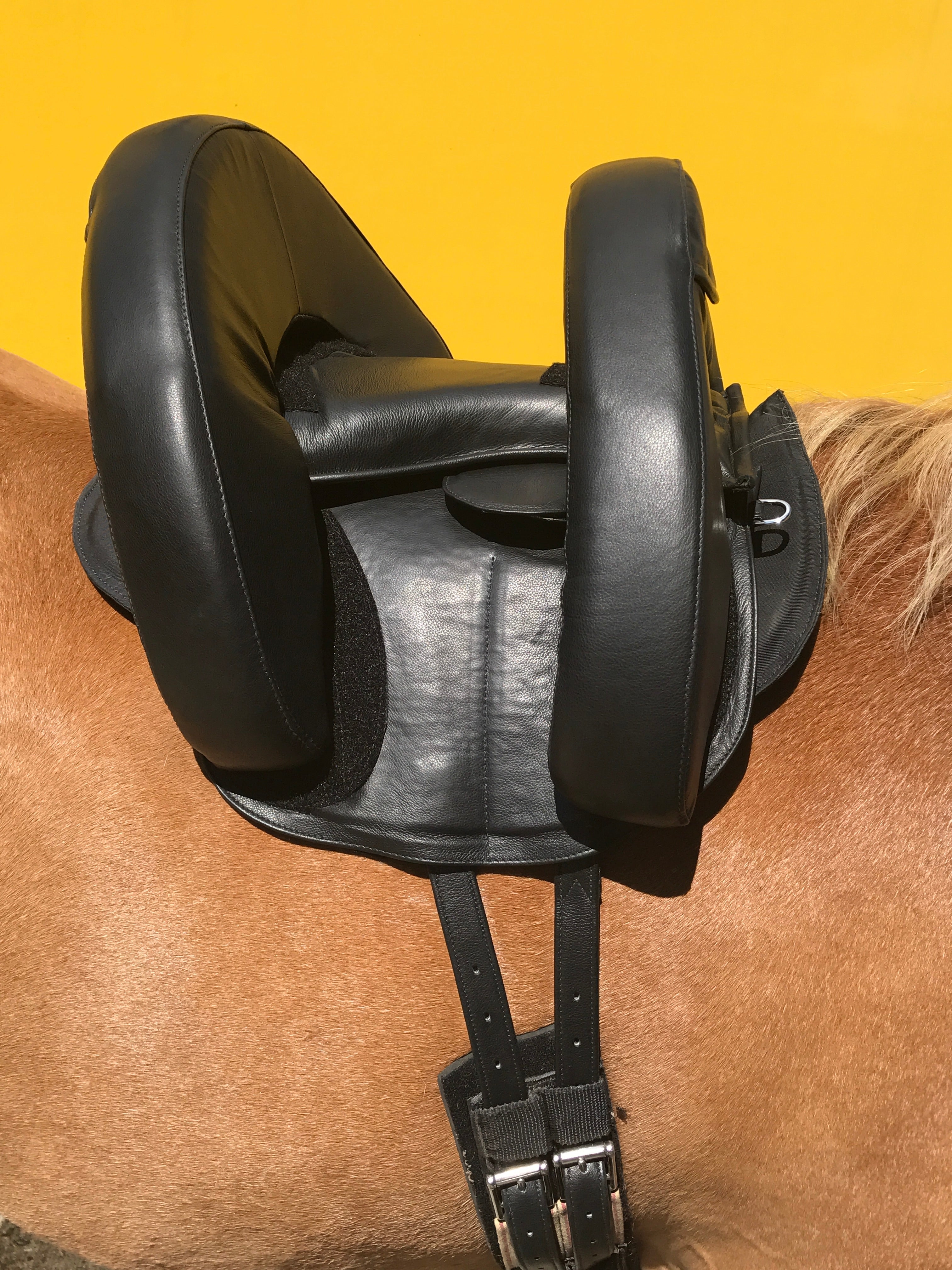Leather Saddle, Black