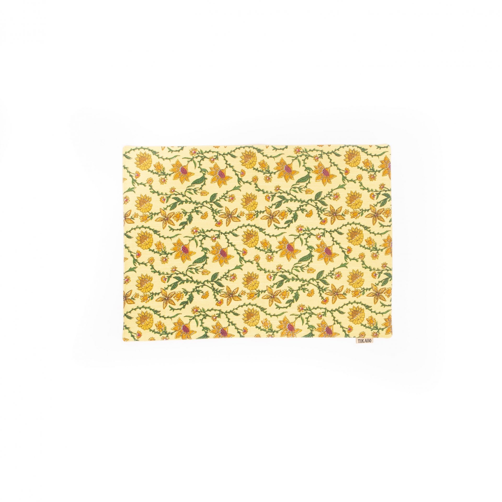 Bahar Floral Yellow Placemats – Set of 2 – Develop-free – Ethikel