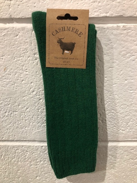 Cashmere Blend Socks, 40-45 / green