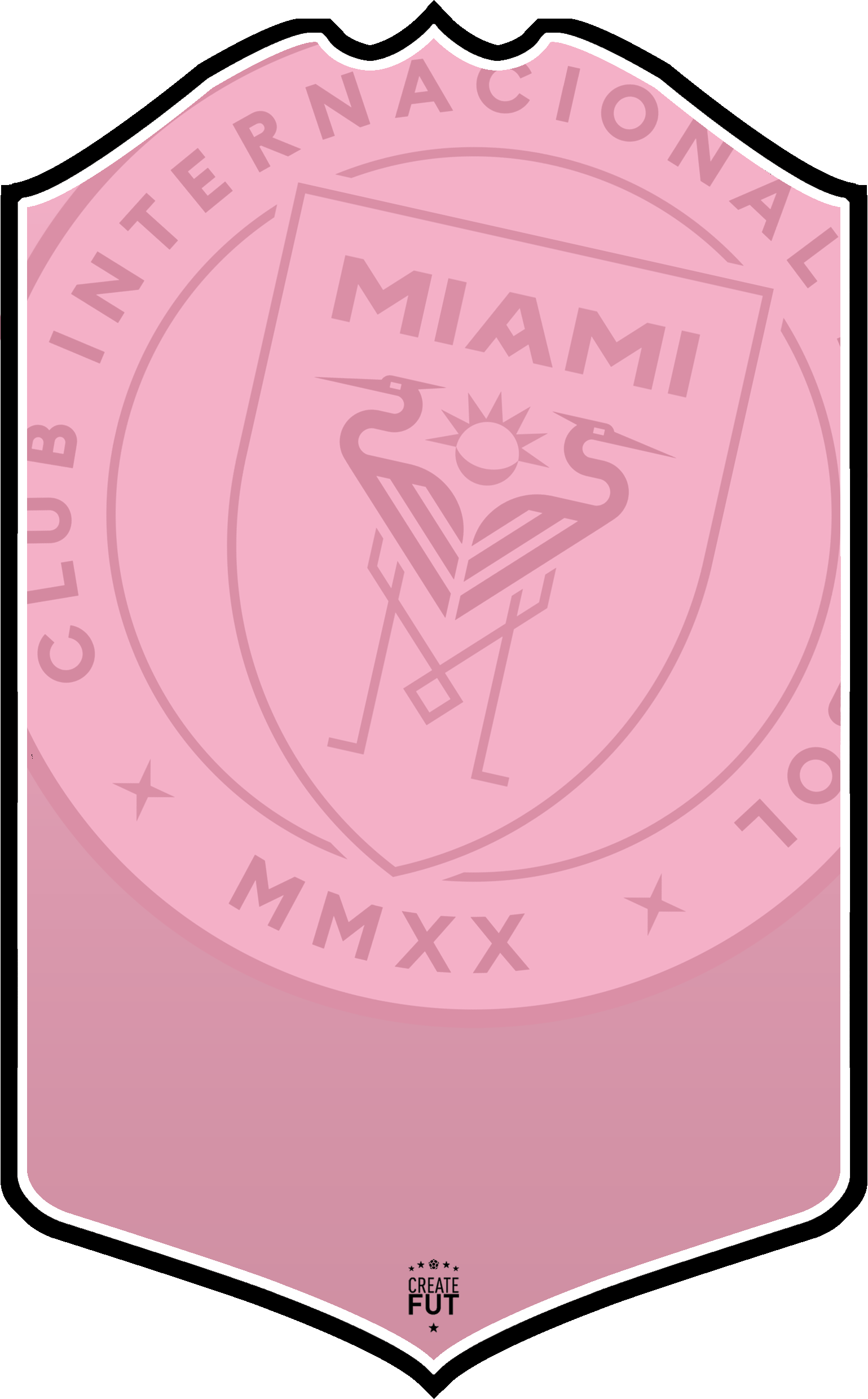 Club Crests – Inter Miami, A2 | (42cm x 59.4cm) – Create FUT
