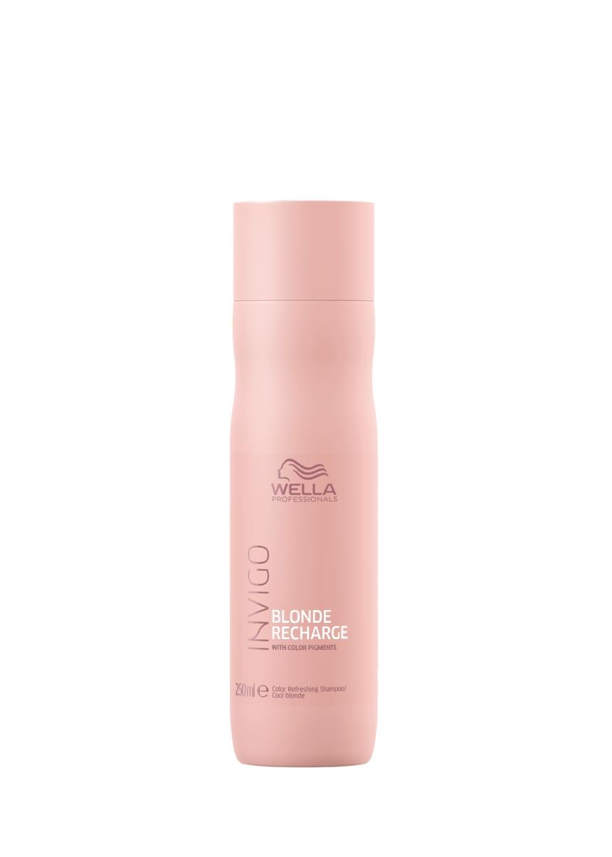 Wella Invigo Cool Blonde Recharge Shampoo 250ml or 1000ml 250ml – Hair Supplies Direct
