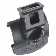 Icandy – Peach Parasol/cup Clamp – Black – Plastic