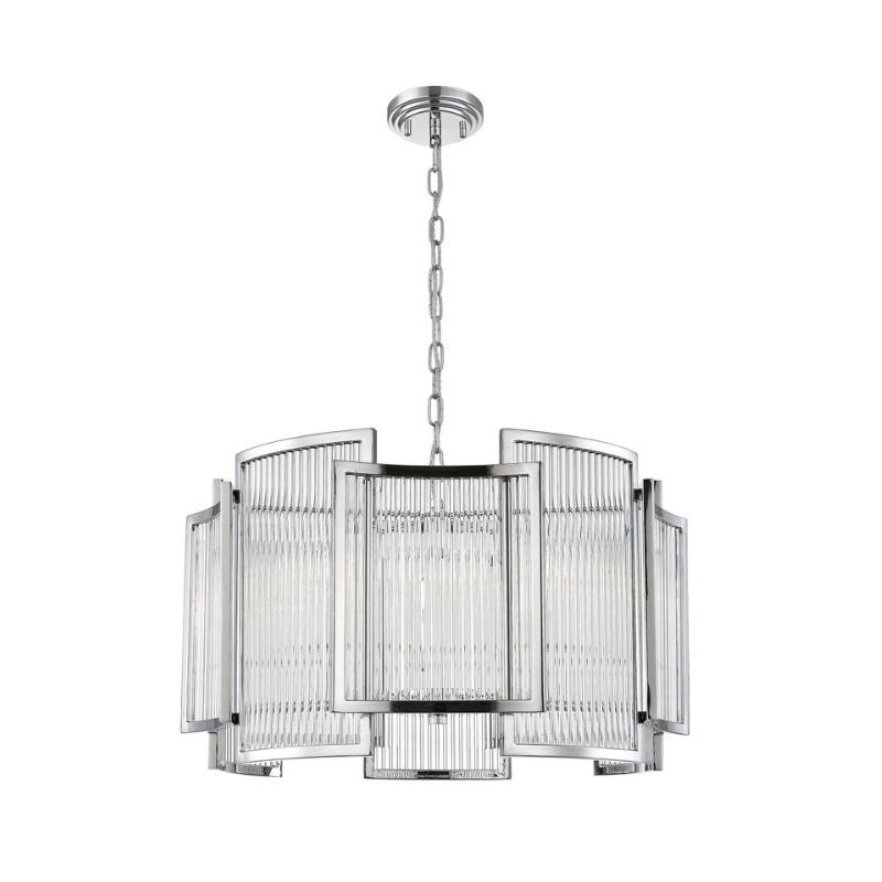 Impex Lighting Antigua 5 Lights Ceiling Fitting In Crystal And Chrome FInish IMP/A06/05/CH. – Antigua ceiling – Impex Lighting – Daz Lighting