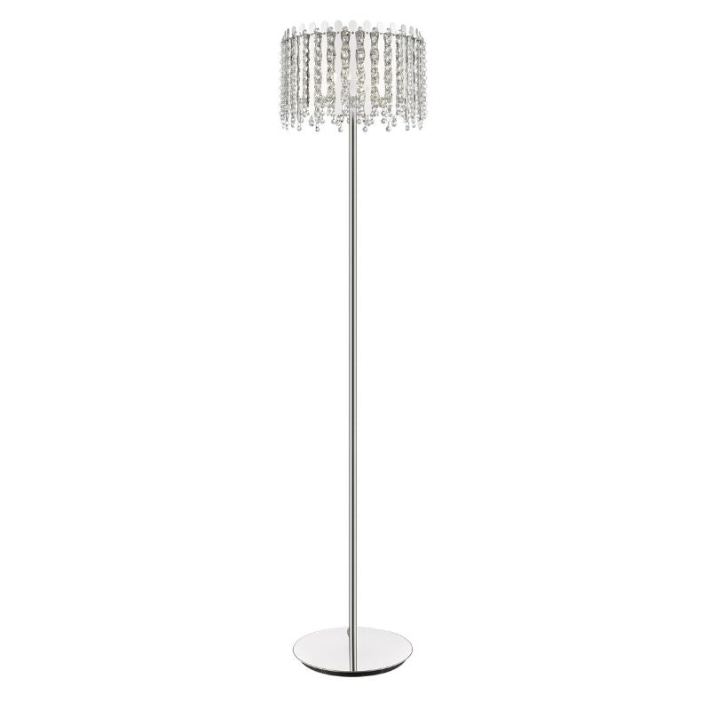 Impex Lighting Belize 3 Light Floor Lamp with Crystals Finished In Chrome IMP/A02/03/FL/CH – Belize Floor – Impex Lighting – Daz Lighting