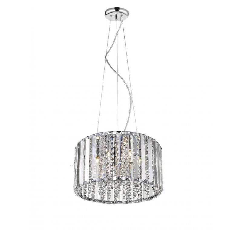 Impex Lighting Diore 4 Lights Ceiling Pendant In Crystal And Chrome Finish IMP/A19/04/CH – Diore Ceiling – Impex Lighting – Daz Lighting
