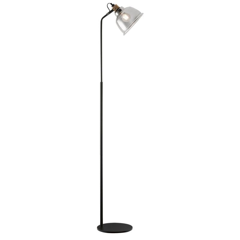 Impex Lighting Ava Single Light Floor Lamp with Smoke Glass And Black Finish IMP/A28/01/FL/SMK/BLK – Ava Floor – Impex Lighting – Daz Lighting