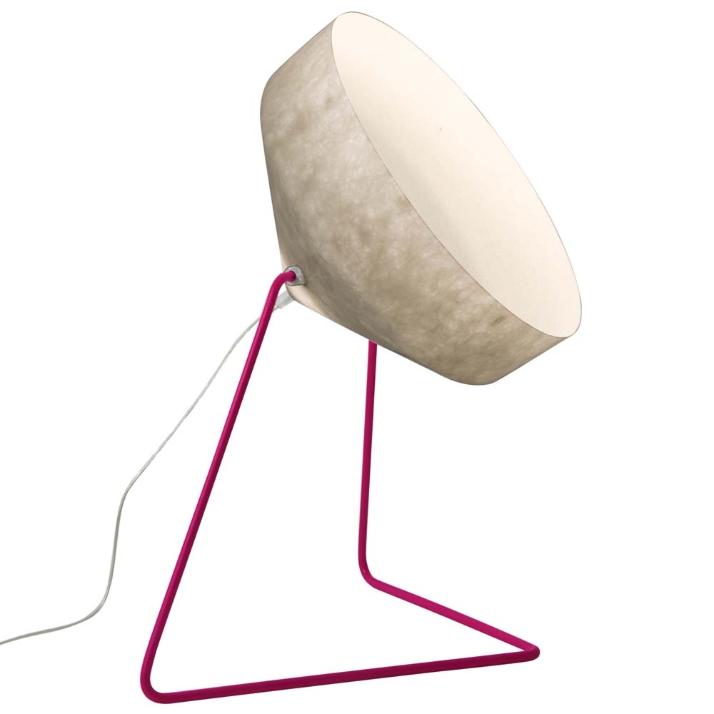 in-es.artdesign – Matt Cyrcus Nebula Floor Lamp – Magenta – Grey / Pink – Nebulite (Fibreglass) / Steel – 22.5cm x 40cm
