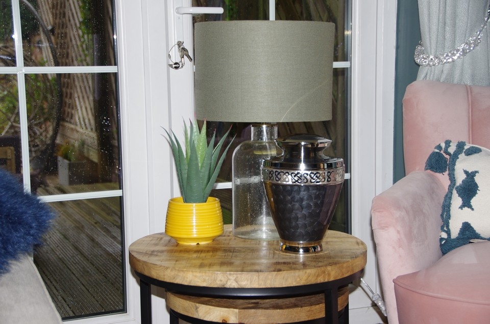 Serenity Urn – French Grey – – Adult – 3.4 litre – – Infinity Caskets & Urns