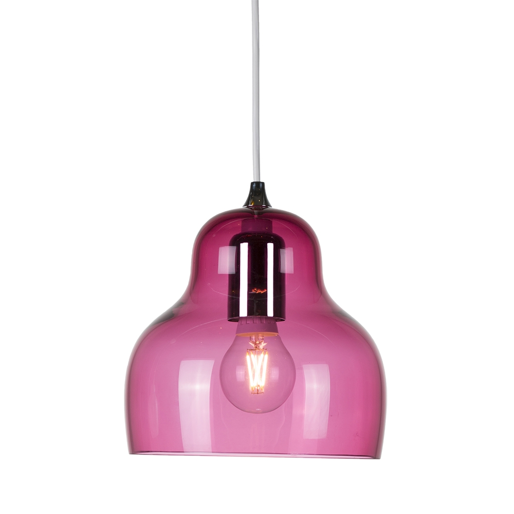 Innermost – Jelly Pendant Light – Small – Red – Pink – Glass – Small